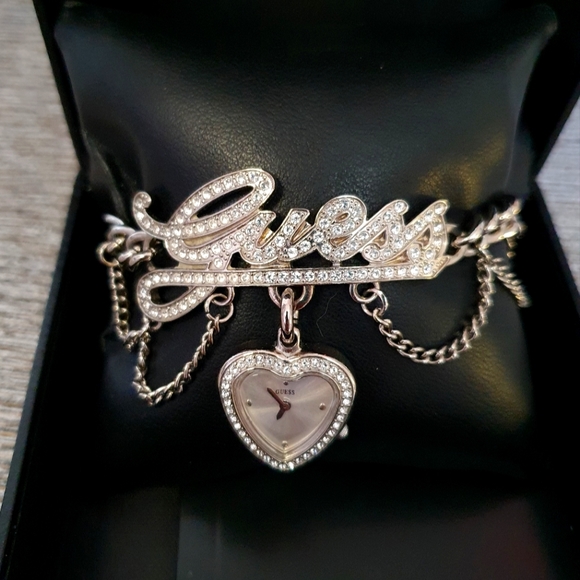 Silver Guess Bracelet Watch - Picture 3 of 4